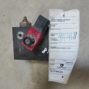 BLOCK COMPLETE ITEM 800 - BLOCK COMPLETE ITEM 800 - W/DISTRIBUTING VALVE ITEM 808W/PRESSURE VALVE ITEM 809FOR HYDRAULIC UNIT FOR KILN#1COOLER